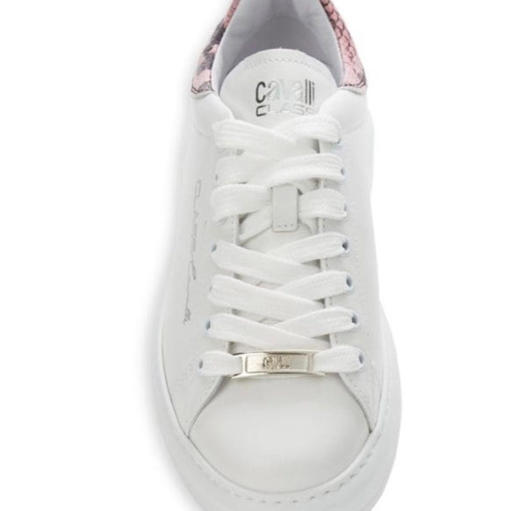 CAVALLI CLASS BY ROBERTO CAVALLI
Leather Low Top Sneakers. New without box. - Picture 6 of 6
